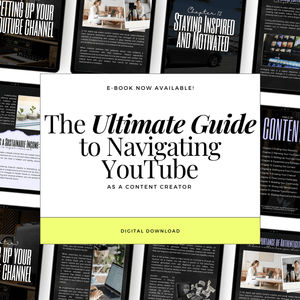 Guide To Starting YouTube | 100+ PAGES of KEY TIPS