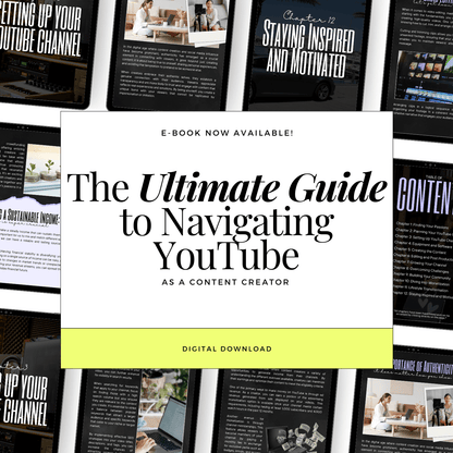 Guide To Starting YouTube | 100+ PAGES of KEY TIPS